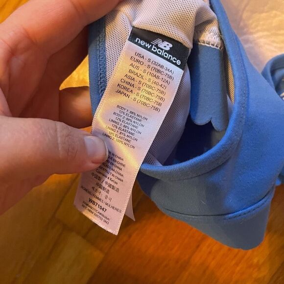 NEW BALANCE | blue sports bra S - Picture 4 of 4